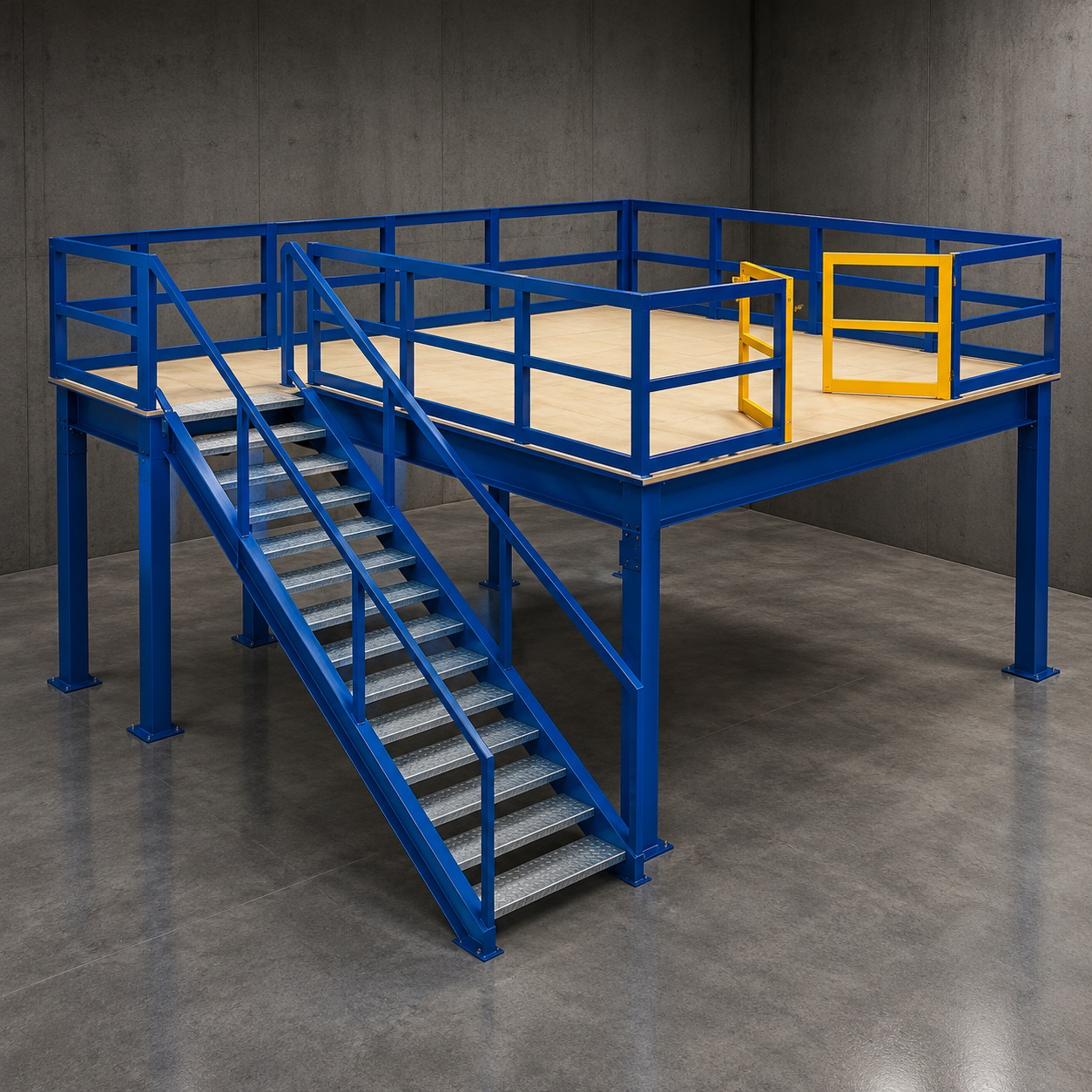 BNI RACKS Y SISTEMAS DE ALMACENAMIENTO 47 Mezzanine Industrial Metálico para Almacén