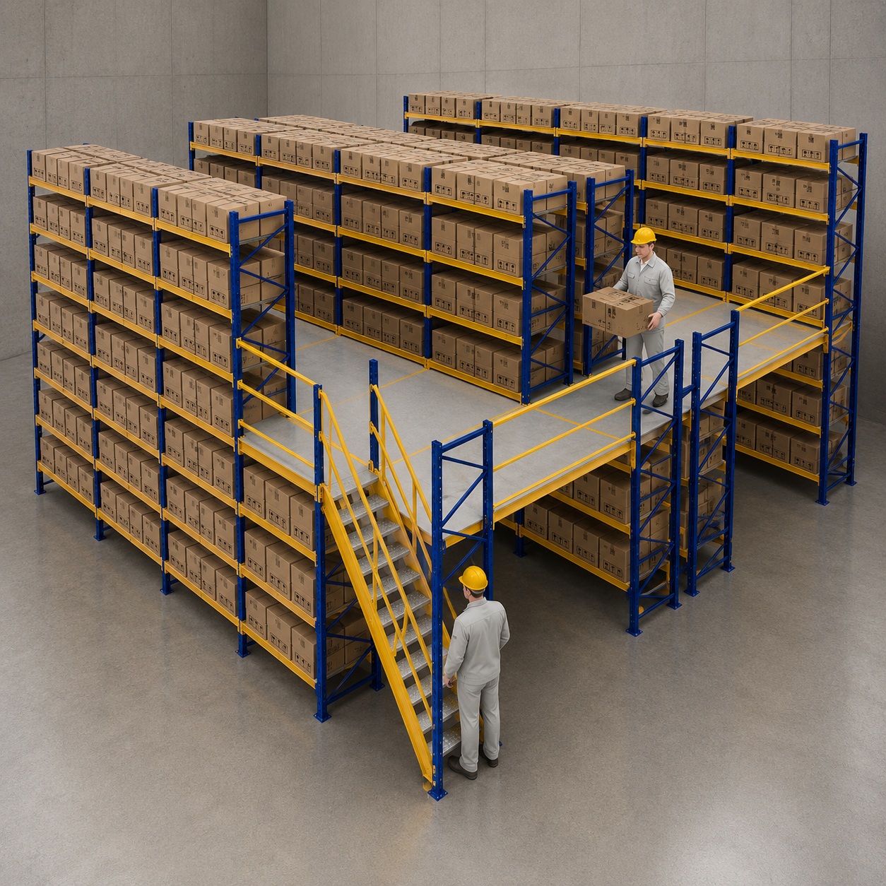 BNI RACKS Y SISTEMAS DE ALMACENAMIENTO 42 Plataforma Industrial para Racks
