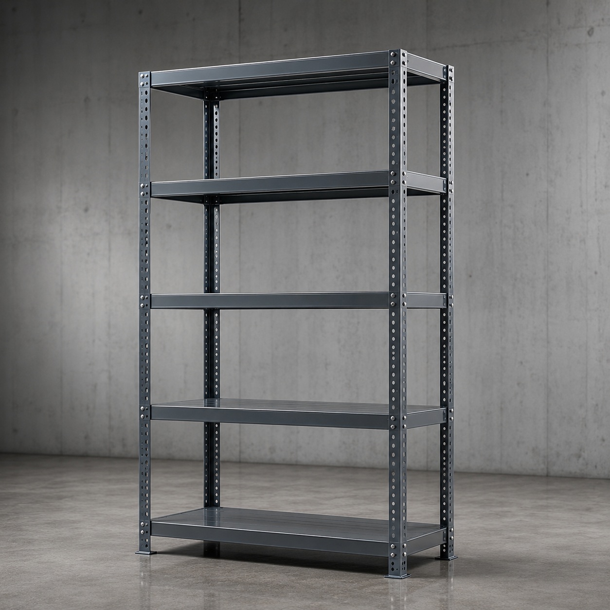 BNI RACKS Y SISTEMAS DE ALMACENAMIENTO 4 estante-metalico-industrial-carga-ligera-ingenium-bni.
