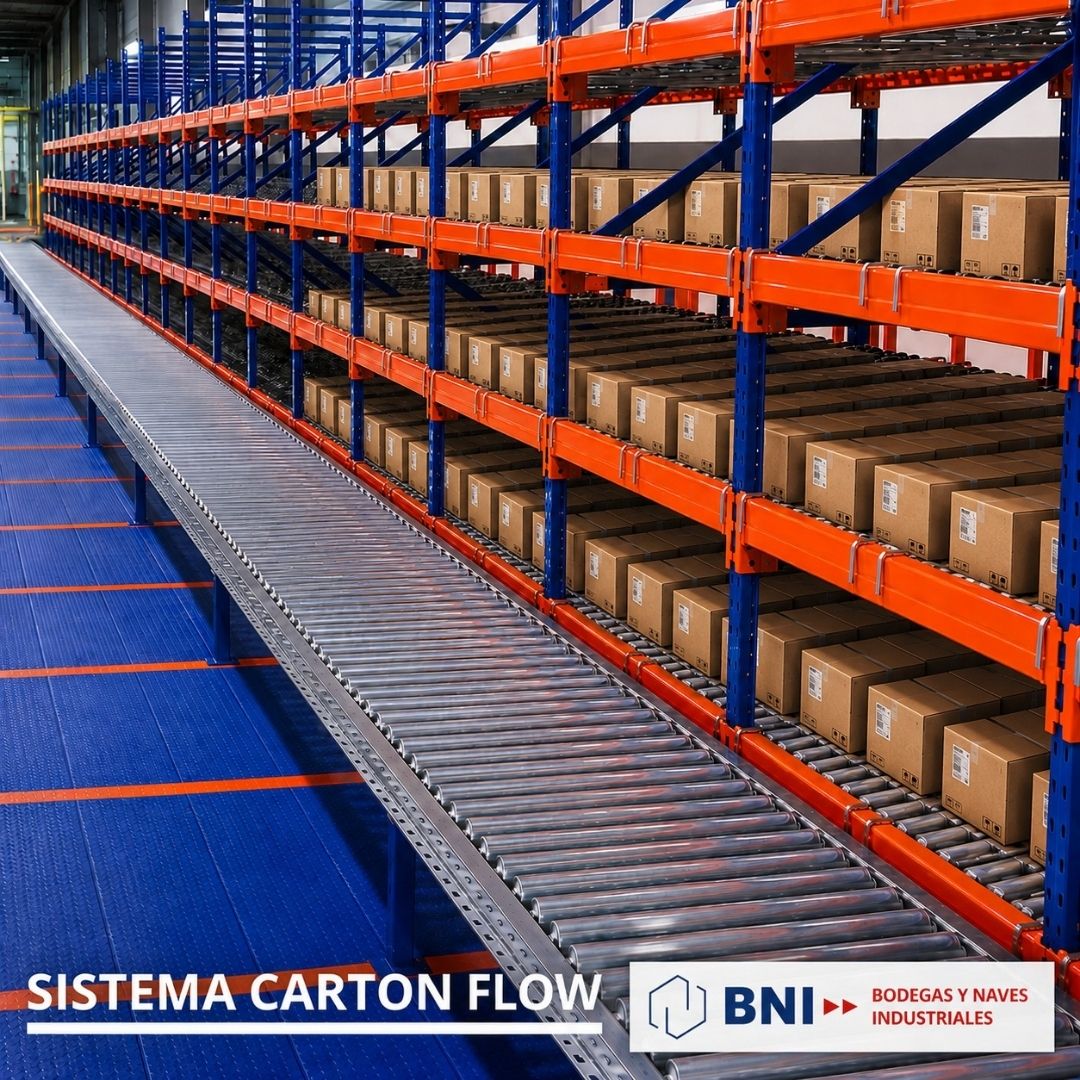 BNI RACKS Y SISTEMAS DE ALMACENAMIENTO 38 Rack Carton Flow