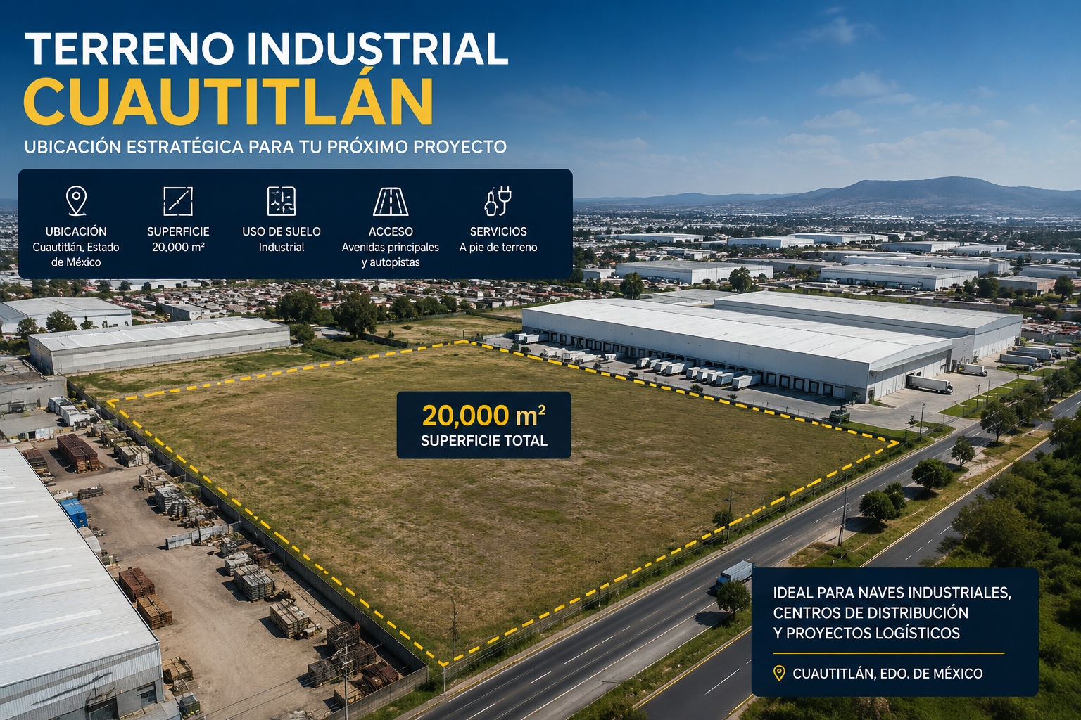 Terreno Industrial Cuautitlan